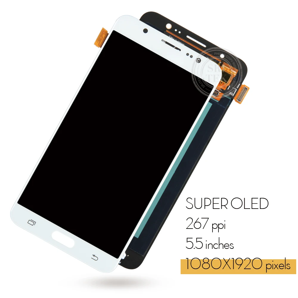 AMOLED/TFT для Samsung Galaxy J7 2016 J710FN ЖК дисплей J710 J710F сенсорный экран дигитайзер стекло в