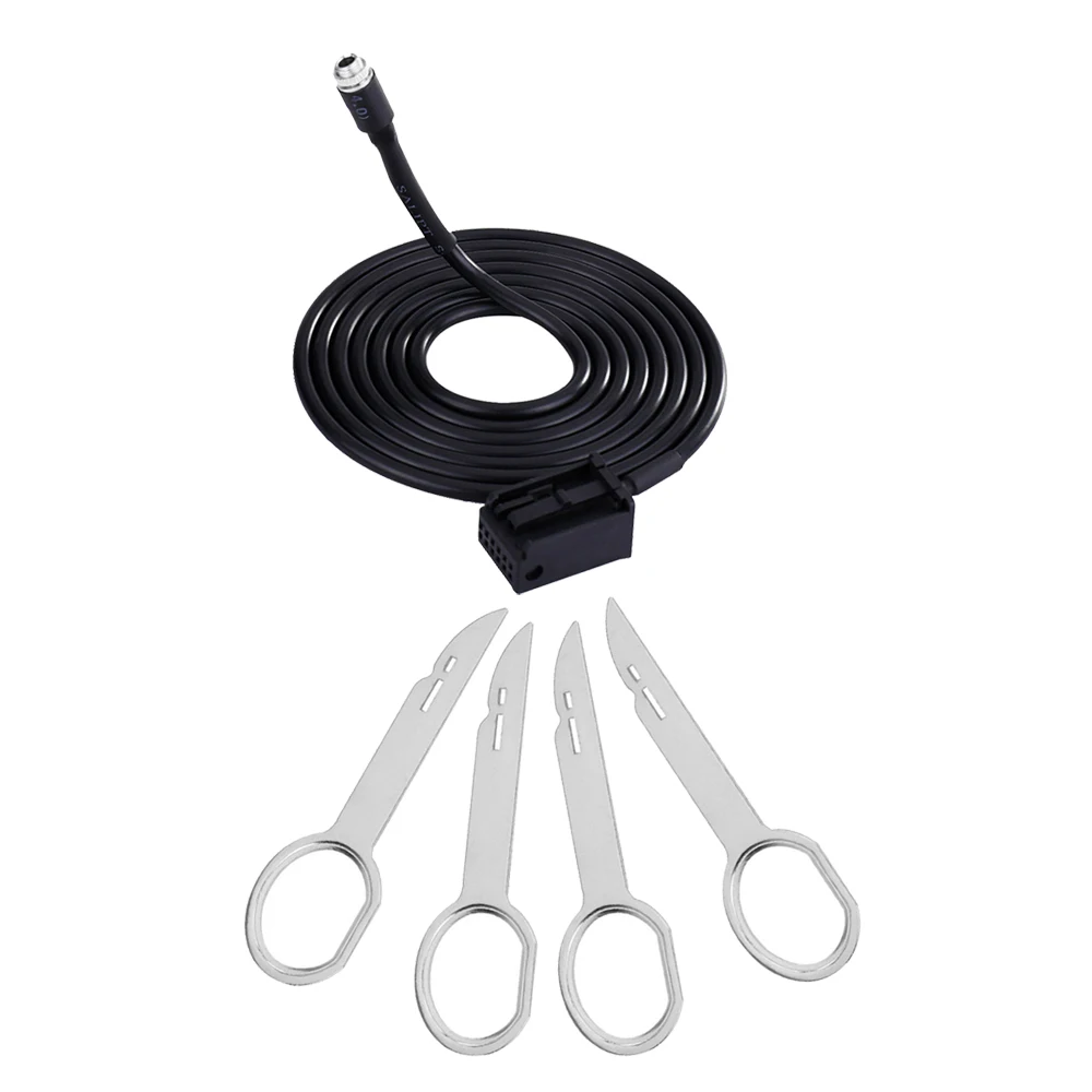 Car AUX Input 3.5mm Female Adapter Cable For Ford Focus 6000CD