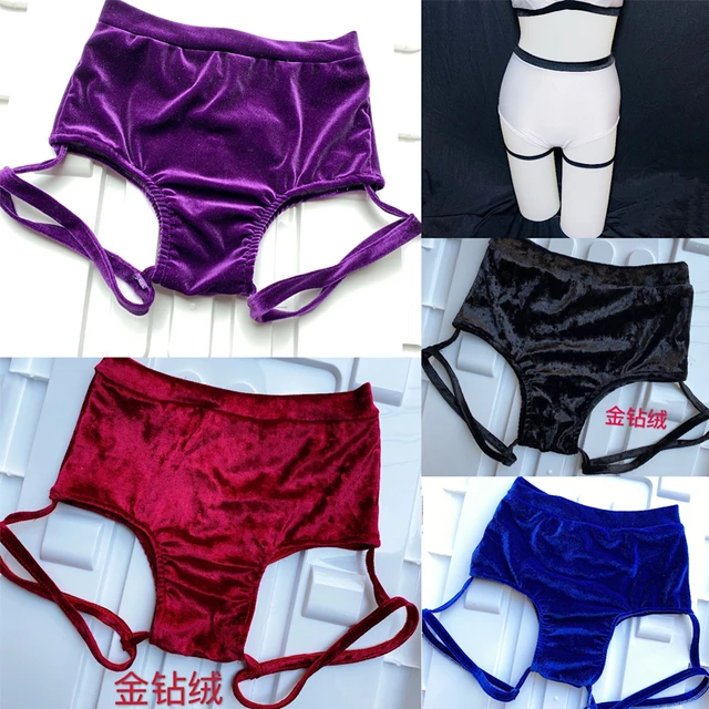 Women's Pole Dance Shorts Rave Clothes Shiny Highwaisted Pole Dance