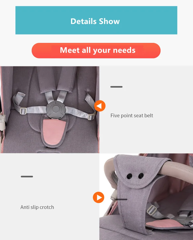 Top New Brand Baby stroller ultra light portable folding can sit lie baby child kids simple pocket mini Bike hand push Trolley 20 Top New Brand Baby stroller ultra light portable folding can sit lie baby child kids simple pocket mini Bike hand push Trolley 20