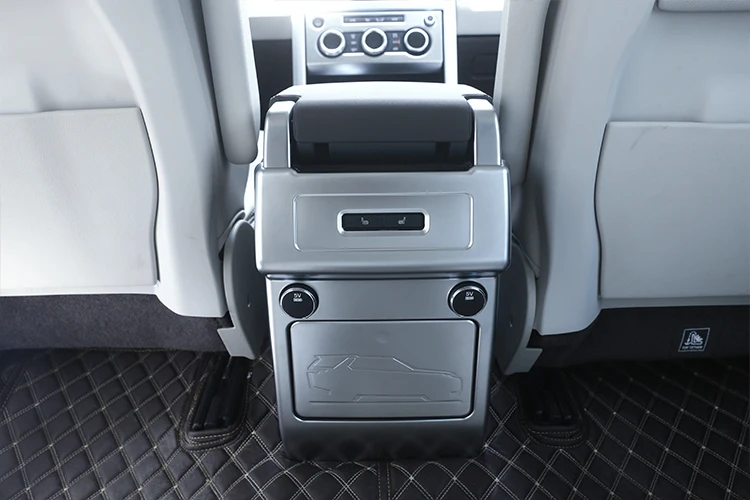 Для Land Rover Discovery 5 HSE LR5 аксессуары для стайлинга автомобилей АБС матовый хром подлокотник коробка задний AC выход вентиляционная крышка отделка