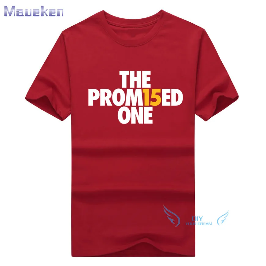 2018 Mahomes The Promised One T-Shirt Patrick Mahomes Men Short Sleeve 100% cotton O Neck T shirts for fans gift