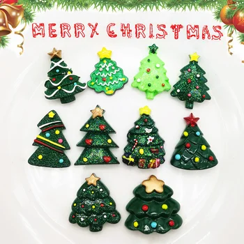 

10 PCS Christmas Decoration Socks Santa Claus Xmas Tree Jingle Bell Resin Ornament DIY S7JN