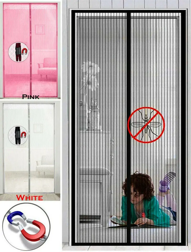 

Faroot Insect Door Mesh Screen Curtain Anti Mosquito Fly Bug Insect Curtain Protector