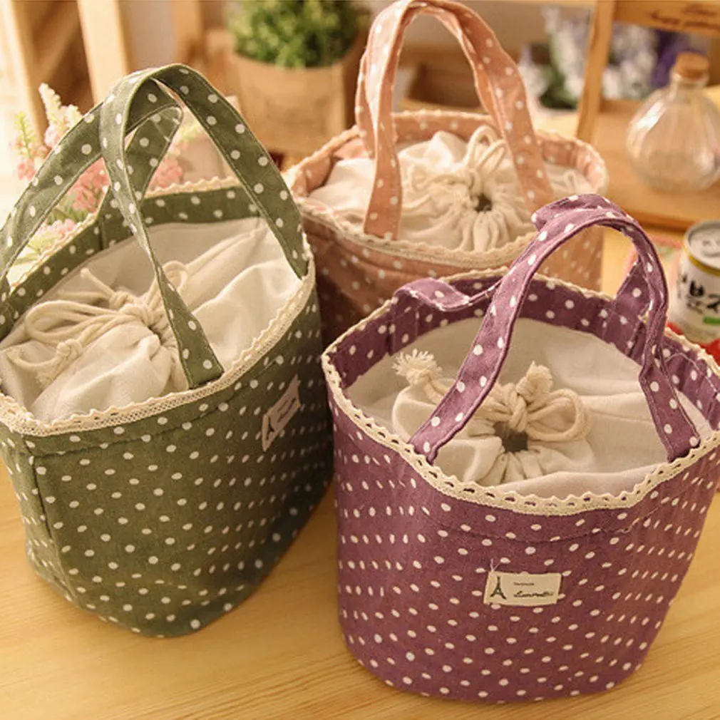 Portable Beam Insulation Lunch Bag Lunch Box Storage Cooler Bag