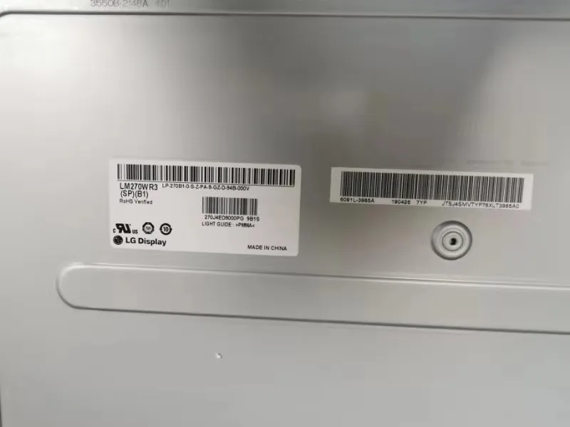 27 &quot4K TFT LCD светодиодный модуль экрана LM270WR3 SPB1 MV270QUM N30 узкая рамка