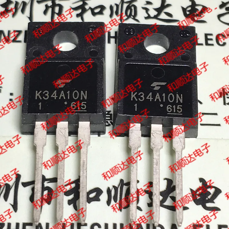 10 шт./лот K34A10N1 TK34A10N1 новые имеющиеся TO-220F 100V 34A