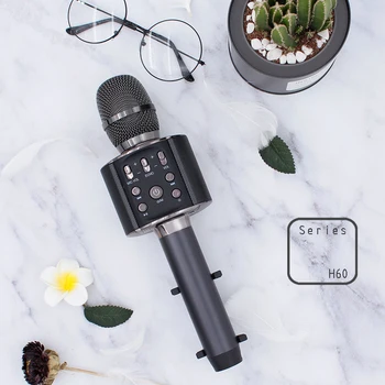 

Bluetooth Karaoke Microphone Wireless Microphone Professiona Speaker Handheld Microfone Player Singing Recorder Mic condenser