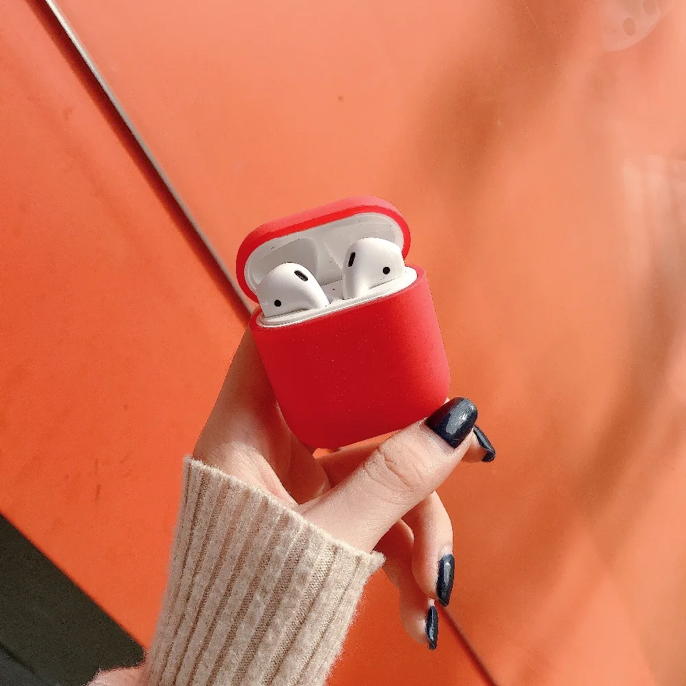 Жесткий чехол для Apple AirPods Pro, Роскошный Матовый песчаник, беспроводные наушники, Чехол Air Pods 3, 2, милый карамельный цвет, Funda