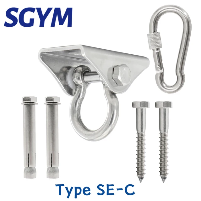 Heavy Bag Hanger Suspension Hooks Concrete Wooden Swing Hangers Sets for Yoga Hammock Chair Sandbag Swing 500kg Capacity SE-C