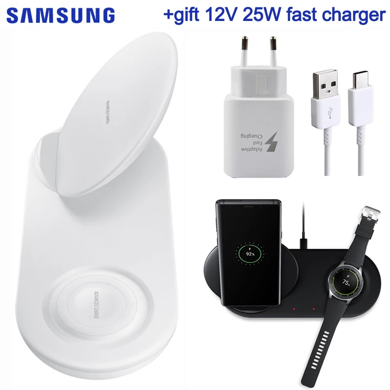 

Fast QI Wireless Charger Dual Pad EP-N6100 For Samsung Galaxy Note 10 Plus Note 8 Note9 N9600 S10 Plus S10E S9 S8 Plus Iphone X