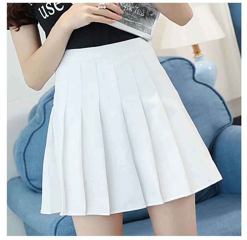 Autumn Winter High waist umbrella skirt a word skirt wild waist woolen female Flared new poncho skirt Pink Plaid skirt