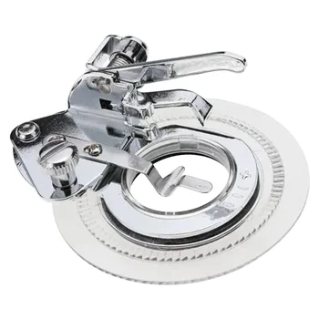 

Metal Embroidery Mini Sewing Machine Easy Install Universal Round Daisy Flower Low Shank Stitch Presser Foot Replacement Parts