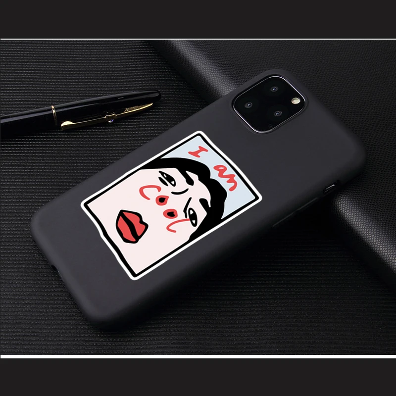 01 Чехол с изображением улыбающейся собаки хаски для iPhone 6, 7, 8 Plus, X, XS, Max, XR, 5S, SE, чехол, космическая планета, звезда, мягкий ТПУ чехол для iPhone 11Pro, чехол - Цвет: 01
