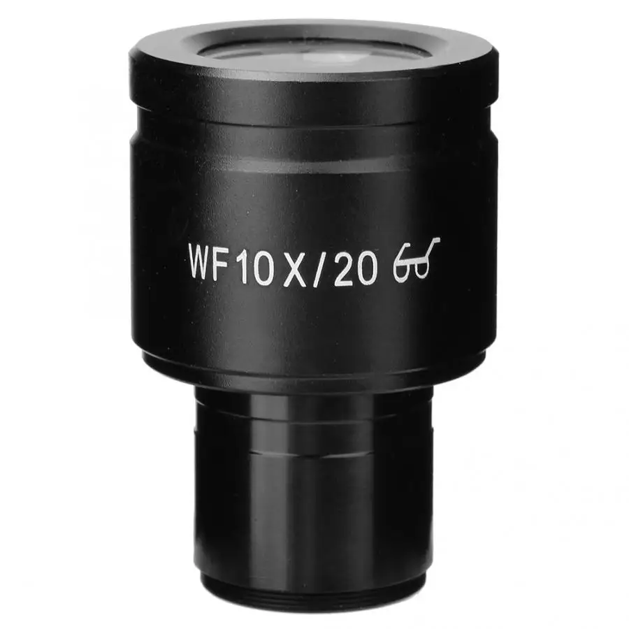 Широкоугольный окуляр линзы WF10X/20 мм со шкалой для биологического микроскопа