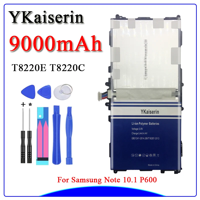 T8220E T8220C Батарея для samsung GALAXY Note 10,1 вкладка Pro P600 P601 P605 P607 SM-T520 SM-T525 Tablet батареи 9000 мАч