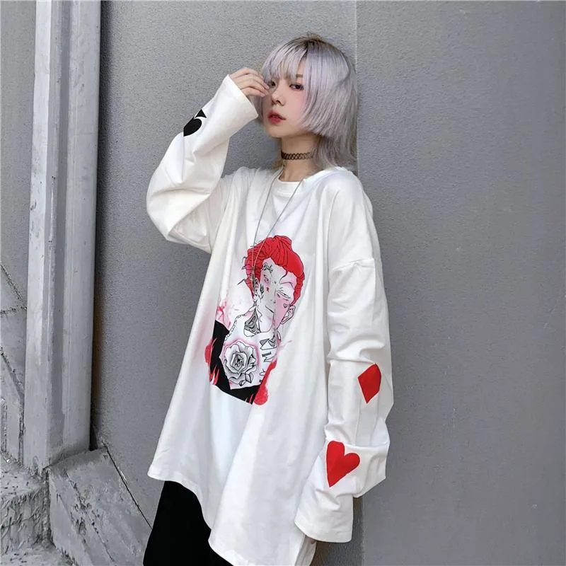 Охотник х Охотник хизока футболка для мужчин/женщин футболки с принтом Harajuku футболка уличная топы Осенняя футболка с длинным рукавом для девочек