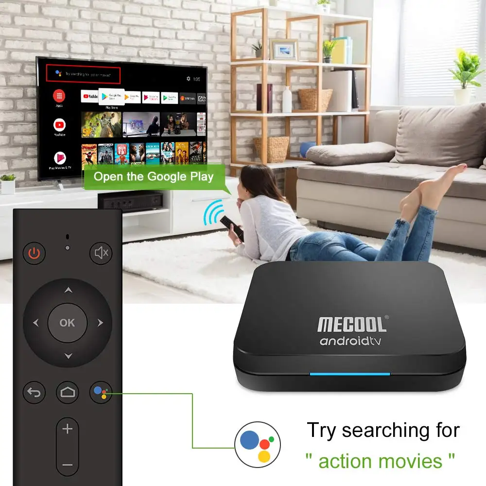 MECOOL KM9 PRO Google Сертифицированный Android 9,0 tv BOX A tv 4G 32G Android tv Amlogic S905X2 4K двойной Wifi Smart tv Box KM9 Smart Box