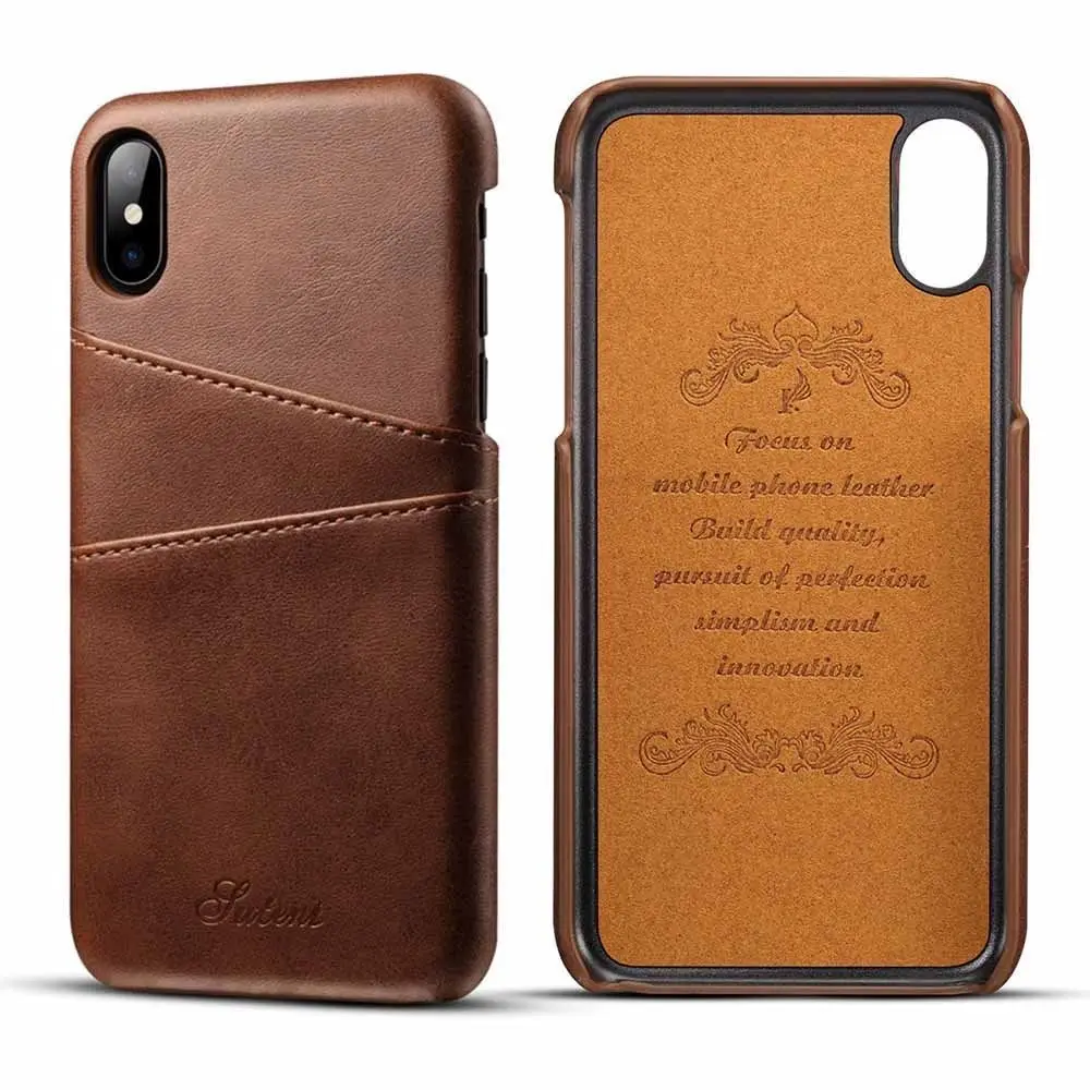 LAPOPNUT уникальные кожаные чехлы для телефонов Apple IPhone 11 PRO Xr X Xs Max 6 6S Plus 7 8 роскошный бампер карты тонкий защитный чехол - Цвет: Brown