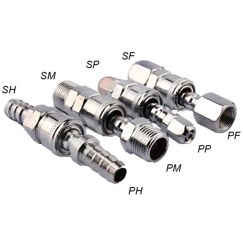 SH PH SP PP SM PM SF Pneumatic Connector Rapidities for Air