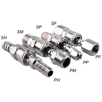 

Pneumatic fitting C type quick connector high pressure coupling SP SF SH SM PP PF PH PM 20 30 40 inch thread (PT)