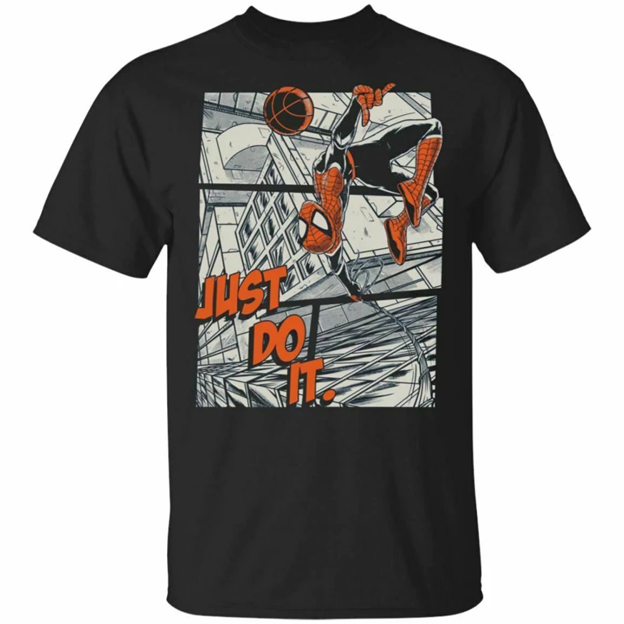 

Amazing Spider Man T-Shirt Just Do It Men'S Tee Shirt Short Sleeve S-5Xl Colorful Tee Shirt