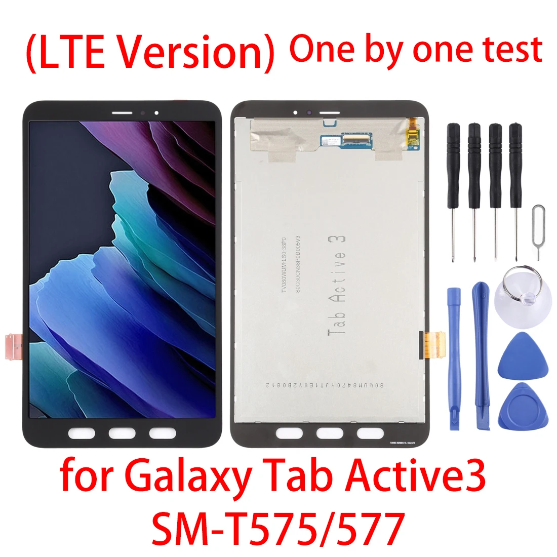 Galaxy Tab active3 SM-T575/577用のLCDスクリーンとデジタイザー用の完全なアセンブリGalaxyTab active3  SM-T575/577 (lteバージョン)