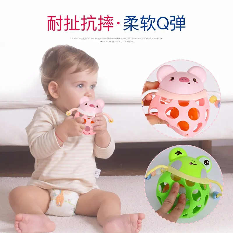 Beiens тканевый набор книг+ мягкий Silcone учимся лазить мяч для раннего возраста образовательный звук и светильник обучаемый мяч Gf104+ B214