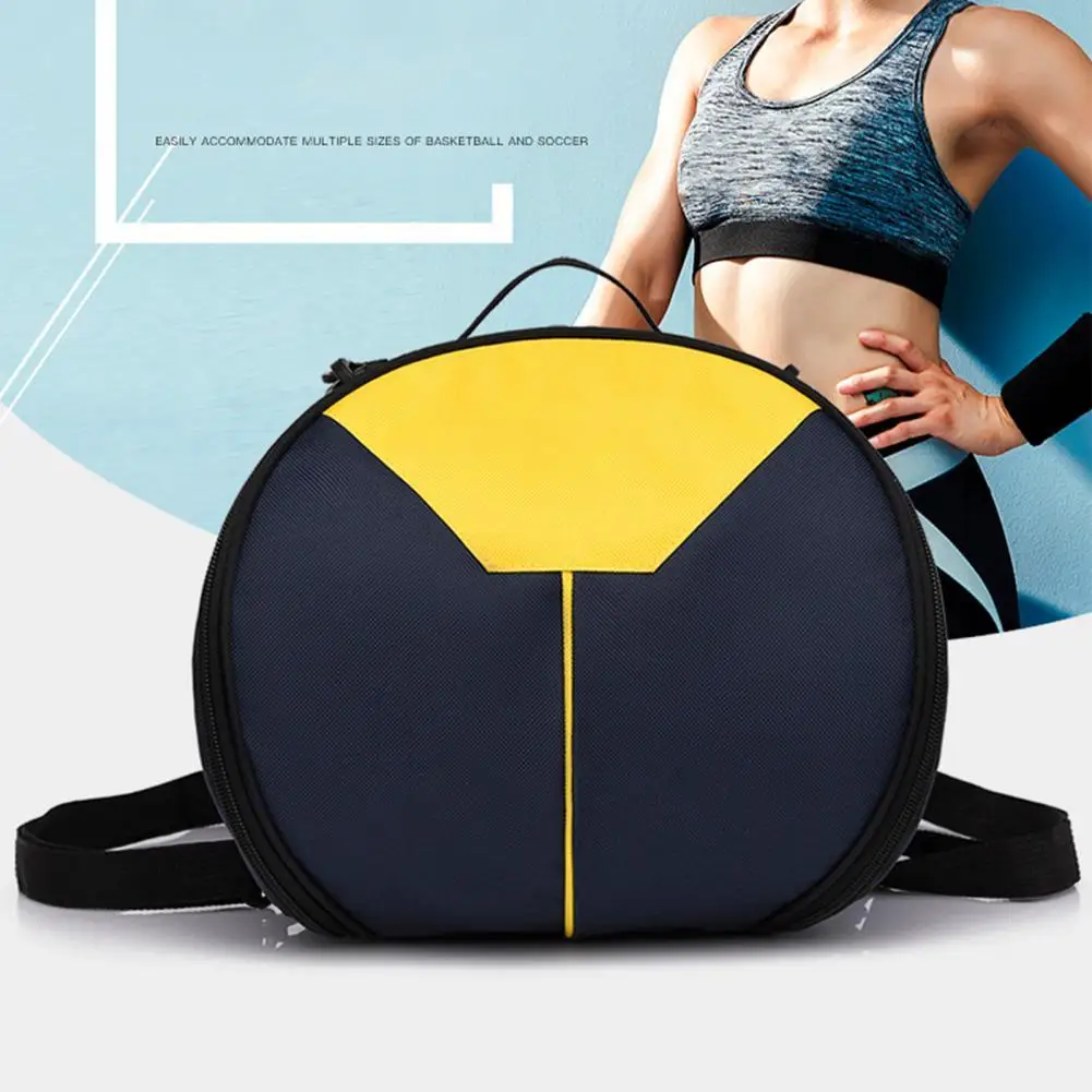 Large Capacity Unisex Basketball Bag Round Shape Waterproof Portable Youth Sport Ball Handbag for Adult Sports Accessories