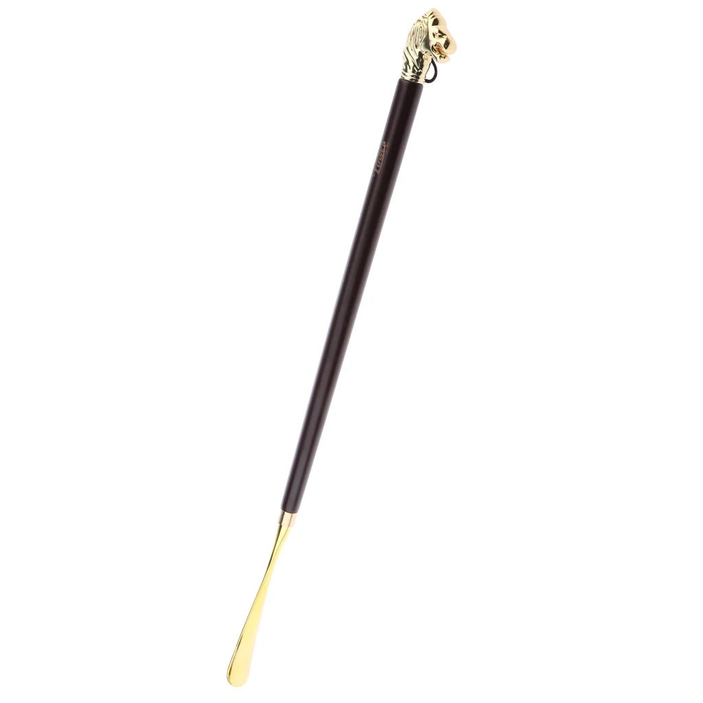 22.8inch Alloy & Wood Long Handle Shoe Horn Shoes Care Tool -Shoehorn 22.8inch Alloy & Wood Long Handle Shoe Horn Shoes Care Tool -Shoehorn