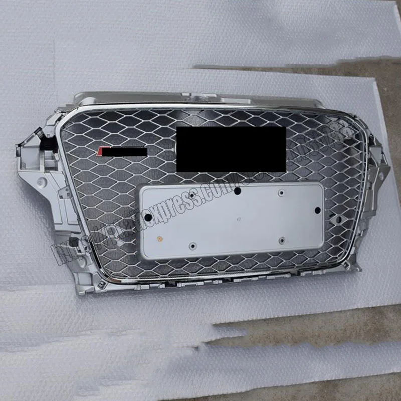 アウディ2014y A3/S3/RS3用 RSタイプハニカムグリル/ブラックグリル/ラジエターグリル高品質/AUDI/