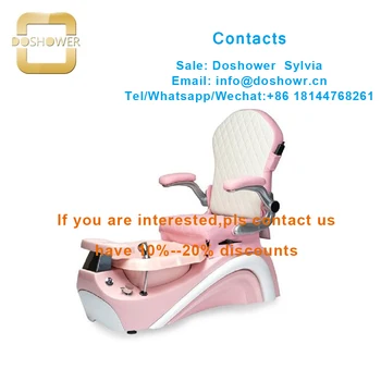 

Kid friendly nail polish with wood nail table for spa pedicure chair for kids hot pink