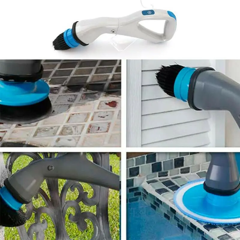 

Hurricane Muscle Scrubber Electrical Cleaning Brush for Bathroom Bathtub Shower Tile PAK55