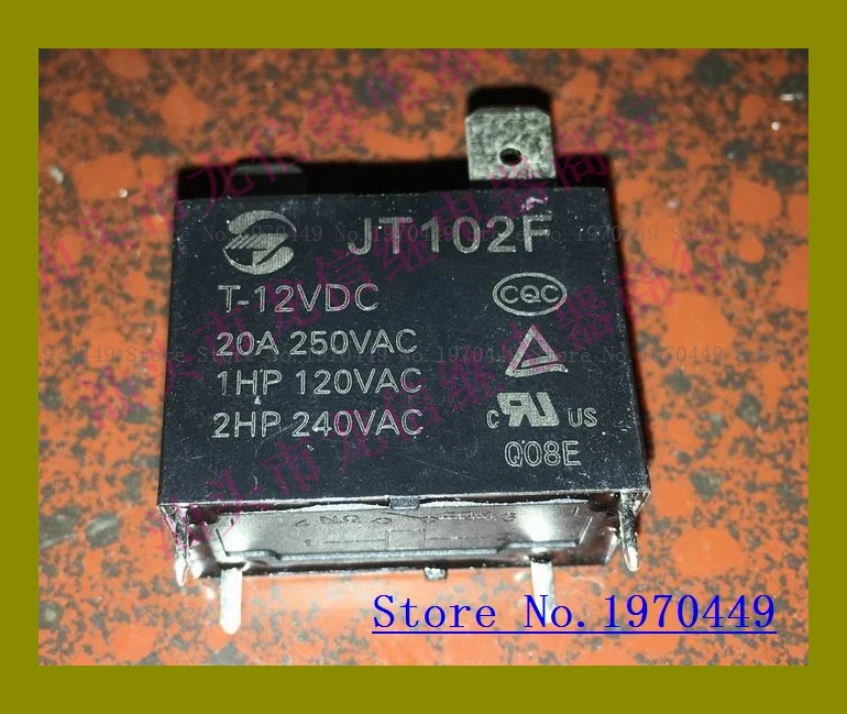 JT102F T 12VDC/JT102F P TG 24VDC 102F/ P 12V 24V 20A/25A|릴레이| - AliExpress