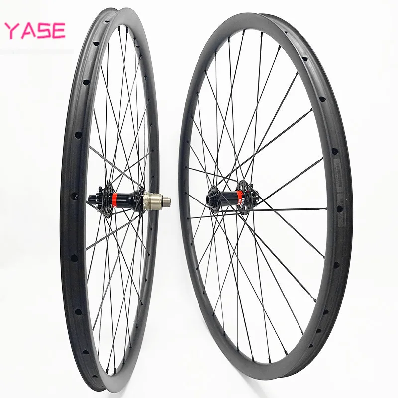 

27.5er carbon mtb wheelset 30x24mm tubeless asymmetry bike wheel boost NOVATEC D791SB D792SB 110x15 148x12 bike disc wheels