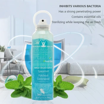 

25% Alcohol Air Spray & Surface Cleaner Infused With Essential Oils 200ml Home Cleaning Spray Cleaner Rust Remover Clean Agent