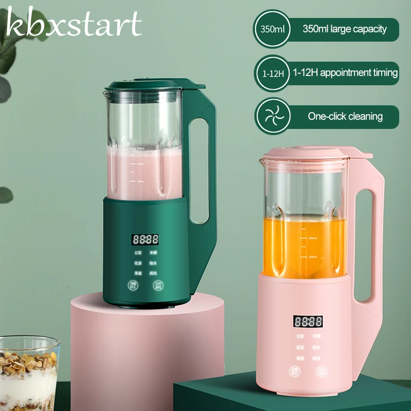 

110V/220V Multifunction Soymilk Machine Filter-free Automatic Heating Rice Paste Maker Juicer Support Appointment time 1-12Hours