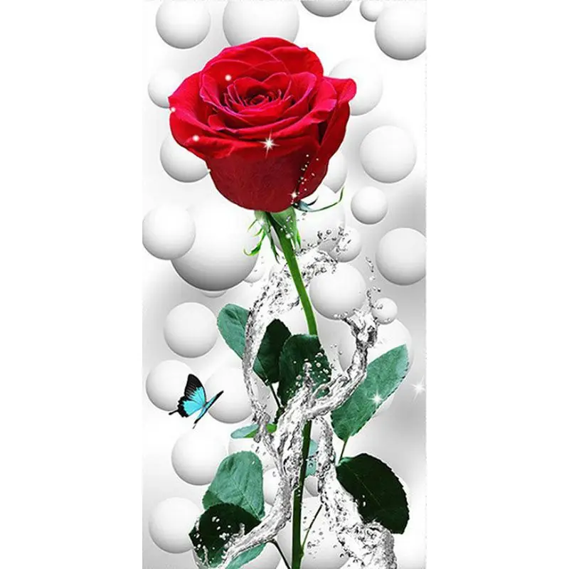 

5d Diamond Painting Full Diamond Rose Full Diamond 45 * 85cm