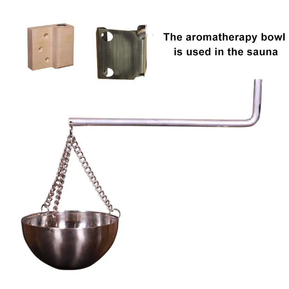 200 мл сауна ароматерапия чаша для масла сауна чашка из нержавеющей стали эфирное масло Чаша-держатель для сауны и спа, деревянный материал