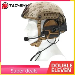 Casques d'écoute tactiques et électroniques, Protection auditive d'extérieur, réduction du bruit, support pour casque Comtac III, TAC SKY 