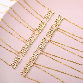 

Fashion New Year Necklace Customized Digital Birthday Gift Necklace