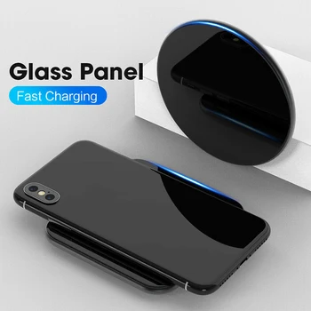 

High Quality Phone Charger For Huawei MAte 30 Newest 15W Qi Wireless Fast Charging Round Square Pad for Samsung Galaxy S10 S10e