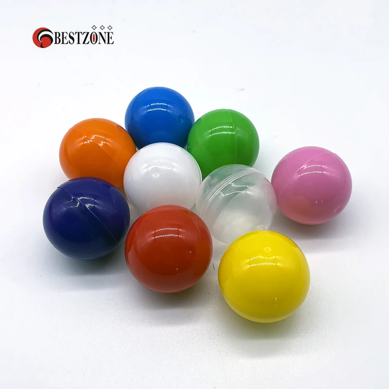 

5000pcs/Lot Diameter 38MM Plastic PP Toy Capsule Empty Round Surprised Ball Colorful Open Container Shell For Vending Machine