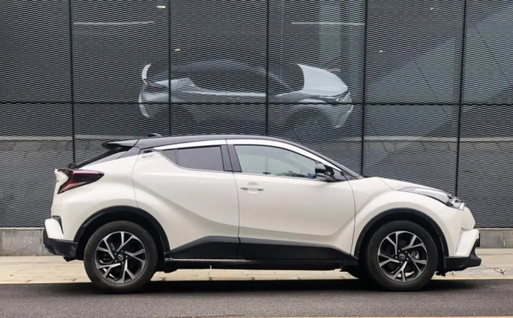 ABS Chrome plastic Window Visor Vent Shades Sun Rain Guard car refitting accessories For Toyota C-HR car styling