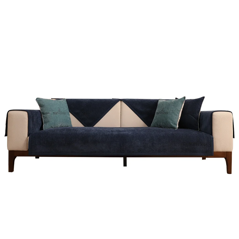 Funda de sofa водонепроницаемые Нескользящие Чехлы для дивана для гостиной скандинавские однотонные чехлы на диваны универсальные чехлы для мебели DW223
