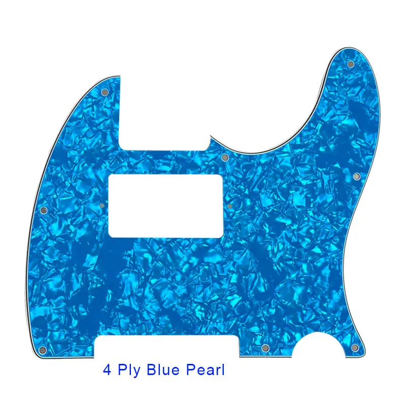 Pleroo индивидуальная гитара Запчасти для 8 винты для отверстий US Tele Guitar Pickguard с PAF хамбакером