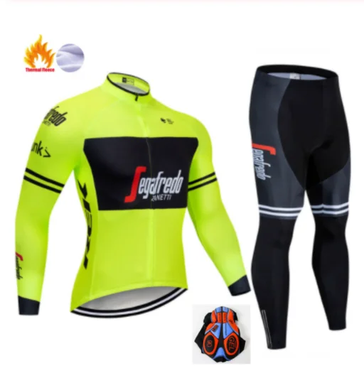Winter Cycling Suit Зимняя Теплая Флисовая одежда для пеших и вело походов одежда для велосипеда Майо/майки для велоспорта/Одежда для горного велосипеда Ropa Ciclismo - Color: Winter Cycling Suit
