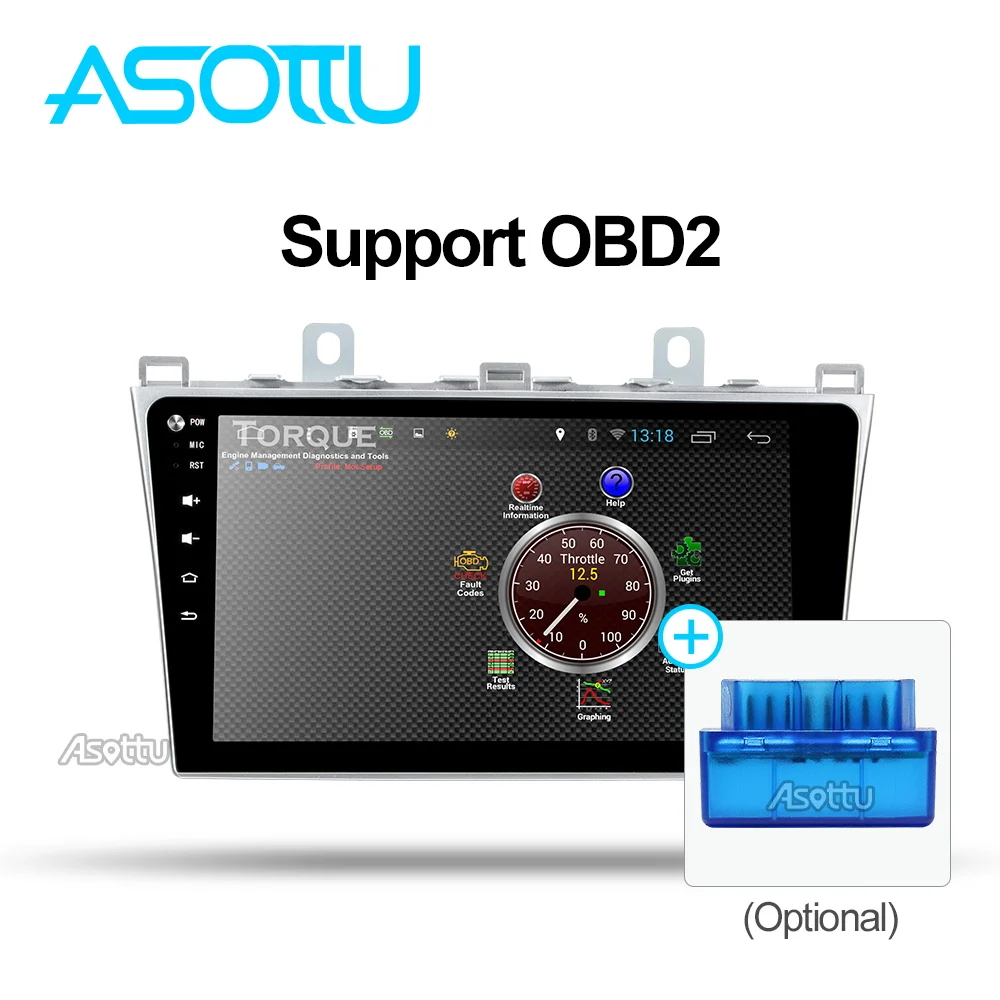 Asottu android 9,0 автомобильный dvd для Mazda 6 2008 2009 2010 2011 2012 2013 Радио Аудио gps мультимедийный плеер