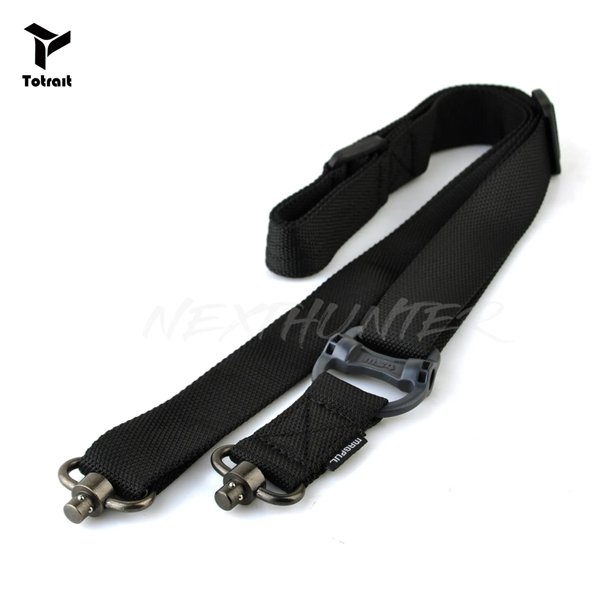 

TOtrait MS4 Gun Sling 2 Point with Two QD Swivels Adjustable Tactical Rifle Sling for Hunting Shooting Police CS Game