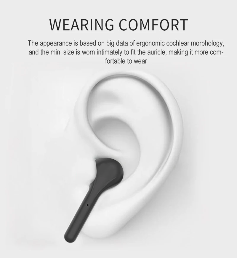 K88 TWS Mini wireless bluetooth 5 0 earphone with mircophone smart touch sports headset stereo dual ear waterproof headphone
